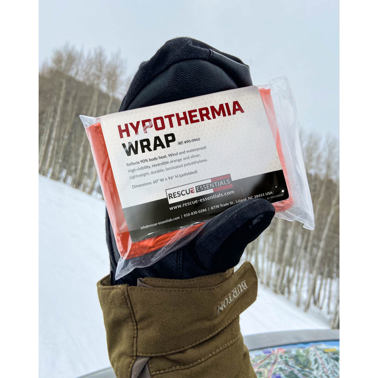 Rescue Essentials-RE Hypothermia Wrap - Orange 60 x 96-MedTech-1